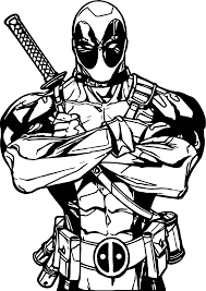 For boys and girls, kids and adults, teenagers and toddlers, preschoolers and older kids at school. Cool Deadpool Coloring Sheets Novocom Top