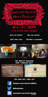 Subreddits for cities around ohio. Monster Hunter Ohio Meetup April 7th 3 9pm Game Arena Columbus Oh Monsterhunter