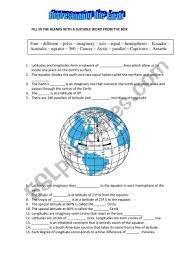 Latitude Longitude Esl Worksheet By Anapas Longitude Latitude Longitude Worksheets