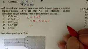 Hasil pengukuran panjang dan lebar suatu lantai adalah 13,23 m dan 4,3 m. Pembahasan Soal Angka Penting Fisika Sma Youtube
