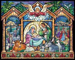 Amazon Com Vermont Christmas Company Stained Glass Nativity Jigsaw Puzzle 1000 Piece Toy In 2020 Vermont Christmas Company Christmas Jigsaw Puzzles Christmas Jigsaws