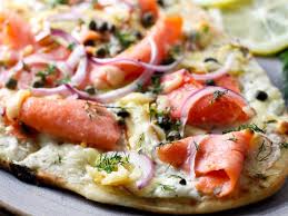 Smoked Salmon Pizza Recipe Smoked Salmon Recipes Smoked Salmon Pizza Salmon Pizza