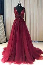 We did not find results for: Hot Selling A Line V Neck Burgundy Tulle Long Prom Evening Dress With Beading Beautydresses Robe De Bal Longue Robe De Bal Robe Soiree Longue