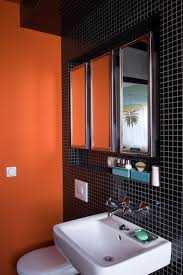 The Hansaviertel Project Orange Bathrooms Bathroom Design Black Bathroom Colors