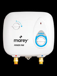 Marey is a water heater manufacturer sp ecializing in tankless water heater products since 1955. Marey Power Pak Plus Tankless Electric Water Heater 220 Volt Amazon Com