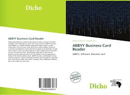 Importing business cards to business card reader from another app. Abbyy Business Card Reader 978 620 0 29347 3 6200293473 9786200293473