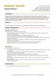 draftsman resume samples qwikresume