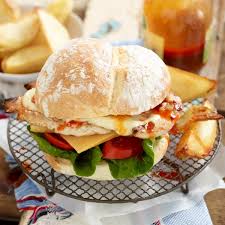 Food fusion's most loved recipe. Chicken Burger Recipe Jan Braai