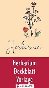 Alles wissen über ätherische öle von a bis z. Herbarium Deckblatt Zum Ausdrucken Deckblatt Deckblatt Vorlage Herbarium Vorlage