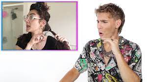 How to style a mullet. Hairdresser Reacts To Long Hair To Pixie Cut Transformations Youtube