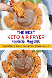 Best Air Fryer Keto Chicken Nuggets Air Fryer Recipes Low Carb Low Carb Breakfast Recipes Keto Chicken