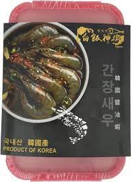 Cover and marinate in refrigerator at least 2 hours, stirring occasionally. Bapman Korean Marinated Soy Sauce Shrimp 10 12pcs Frozen Hktvmall Online Shopping