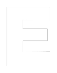 Letter E Worksheets For Toddlers Alphabet Letter E Template For Kids Lettering Alphabet Letter E Worksheets Letter E Craft