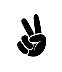 Black And White Peace Sign Hand Clipart Pin On Geometricheskie Tatuirovki