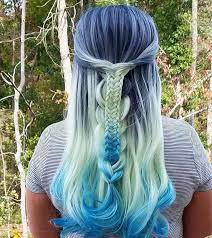 If blue is your favorite color do not be afraid to take the gorgeous leap and choose blue ombre hair. 20 Beautiful Styling Ideas For Blue Ombre Hair