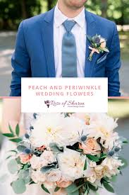 See more ideas about periwinkle, periwinkle wedding, hydrangea bridal bouquet. Peach And Periwinkle Wedding At Pratt Place Barn Rose Of Sharon Floral Design Studio