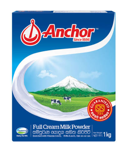 Anchor Full Cream Milk Powder 1kg