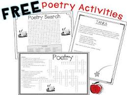 Free Poetry Activities Classroom Freebies Poetry Activities Free Poetry Activities Poetry Lessons