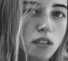 Grayscale Photo of a Pretty Woman · Free Stock Photo