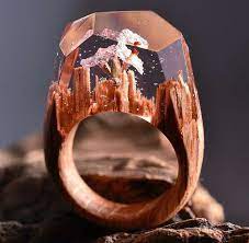 New Miniature Worlds Inside Wooden Rings Capture The Beauty Of Different Seasons Bored Panda