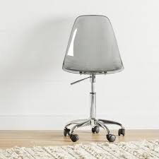South Shore Annexe Clear Office Chair With Wheels Multiple Colors Walmart Com Clear Office Chair Versatile Chairs Office Chair