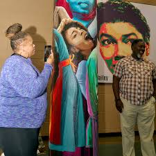 Last night, we unveiled Unsung Pillars of the Westside. This 21 mural art  installation by artist Mike Norice at the Pearson Community Center was  months in the making. These murals illustrate the
