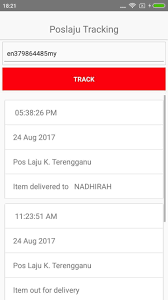I sell at lazada & shopee, i always suggest my customer track their shipment to this website. Poslaju Tracking For Android Apk Download