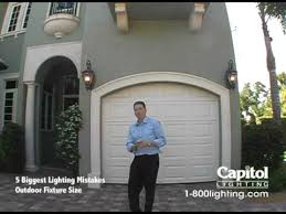 Each of these led garage lights is 4 feet long and available in either warm white (3500k), bright white (4000k), or daylight (5000k) hues. 5 Biggest Lighting Mistakes Outdoor Fixture Size Youtube
