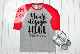 Download Gildan G570b Raglan Tshirt T Shirt Tee Mockup Youth Unisex Etsy Tee Shirts Raglan Tshirt Shirts