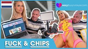 Dutch Porn: he Fucks, she Eats Chips (Dutch Porn)! SEXYBUURVROUW -  Pornhub.com
