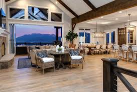 Our post and beam home kits enable large volumes and open floor plans while maintaining a timber aesthetics and scale. Timber Frame Home With Farmhouse Inspired Interiors Home Bunch Interior Design Ideas