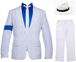 Ca sĩ aaron carter từng chia sẻ michael. Michael Jackson White Smooth Criminal Costume Costume Party World