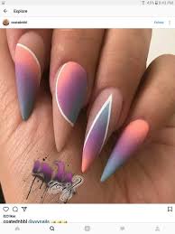 Pro acrylic nail art tool kit set powder nail sticker diy set pump nail neu. Pastel Glitter Acrylic Nails New Expression Nails