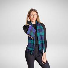 Lambswool Scarf - Black Watch