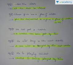 Usually a sentence has a subject, a verb and an object in it. Ssc Exams Practice Examples On Active Passive In Hindi Offered By Unacademy