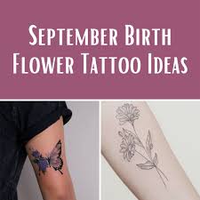 If zodiac signs and constellations are all a little astrological for your tattoo tastes, then birth flowers might just be the super pretty alternative you've been waiting for. September Birth Flower Tattoo Ideas The Aster Tattooglee