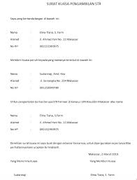 Contoh surat kebenaran dari pemilik. Contoh Surat Kuasa Pengambilan Str Download Suratresmi Com