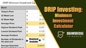 If you're wondering how much profit you can make from stocks, take a look at this stock calculator. Drip Minimum Investment Calculator How Many Shares Do I Need To Buy To Make A Drip Investment Youtube