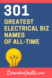 Check spelling or type a new query. 301 Real Catchy Electrical Company Names Brandongaille Com