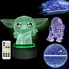 3d Illusion Star Wars Night Light 4 Pattern With Timing Function Star Wars Toys Led Night Lamp For Room Dec Star Wars Night Light Star Wars Toys Led Night Lamp