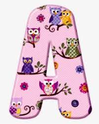 Blush pink ​letters & numbers. A Owls Pinterest Owl Alphabet Letters Pink Owl Alphabet Letters Printable Hd Png Download Kindpng