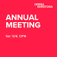 Annual Meeting — Opera Saratoga event in Saratoga Springs, NY