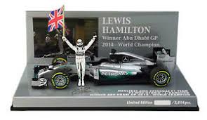 Abu dhabi, united arab emirates. Minichamps Mercedes W05 Abu Dhabi Gp 2014 Lewis Hamilton World Champion 1 43 Ebay