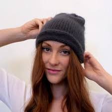 Colourful Hat With Furry Pom Pom Beanie With Pom Pom Knit Hat Knitted  Winter Accessories Knitted Hat