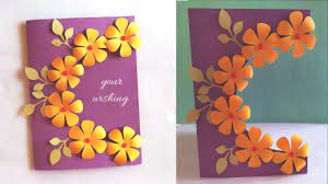 Tutu cute cookies for your little cutie!! Handmade Card Idea For Birthday Teacher S Day Friendship Day Simple And Easy Youtube Card Design Handmade Simple Cards Handmade Cards Handmade