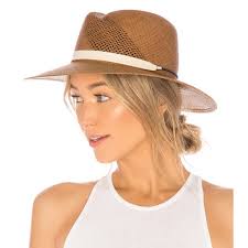 Rag Bone Accessories Rag Bone Zoe Straw Fedora Hat Brown Smallmed Poshmark