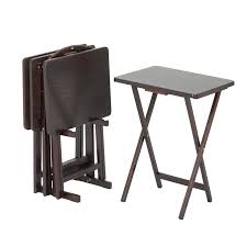 Mischa Tv Tray Table With Stand Tv Tray Table Tray Table Coffee Table Wood