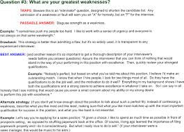 I get stressed under pressure when up against a tight deadline and. Answering 64 Interview Questions Question 3 What Are Your Greatest Weaknesses