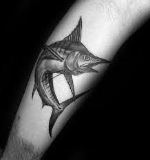 Black And Grey Forearm Tattoo Ideas 60 Marlin Tattoo Designs For Men Fish Ink Ideas Tattoo Designs Men Tattoo Designs Tattoos