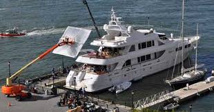 scorcese film on superyacht